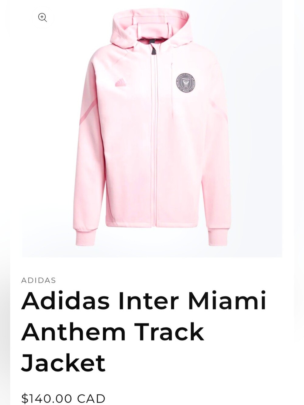 Ladies Pink Adiddas Jacket
